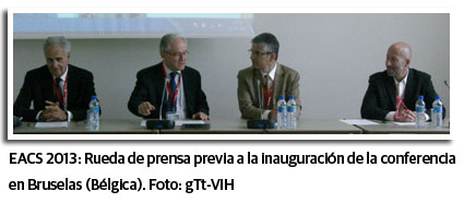 Foto: Rueda de prensa - Conferencia EACS (Foto: gTt-VIH)